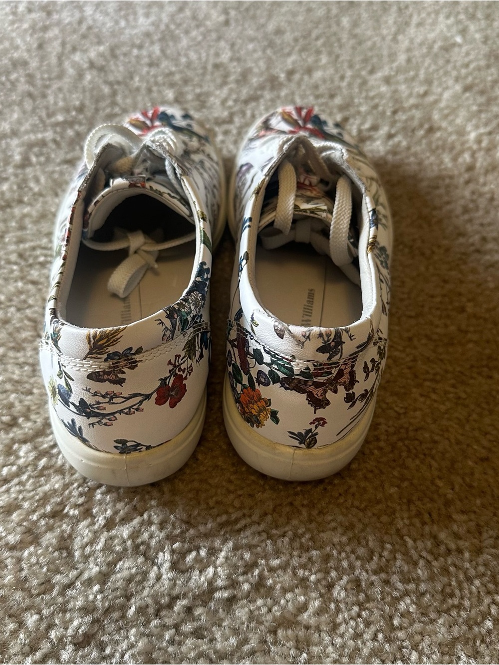 RARE Ecco Soft 7 Women’s Kristjana S. Williams Leather Sneaker US 8/8.5  EU 39 - Picture 5 of 10